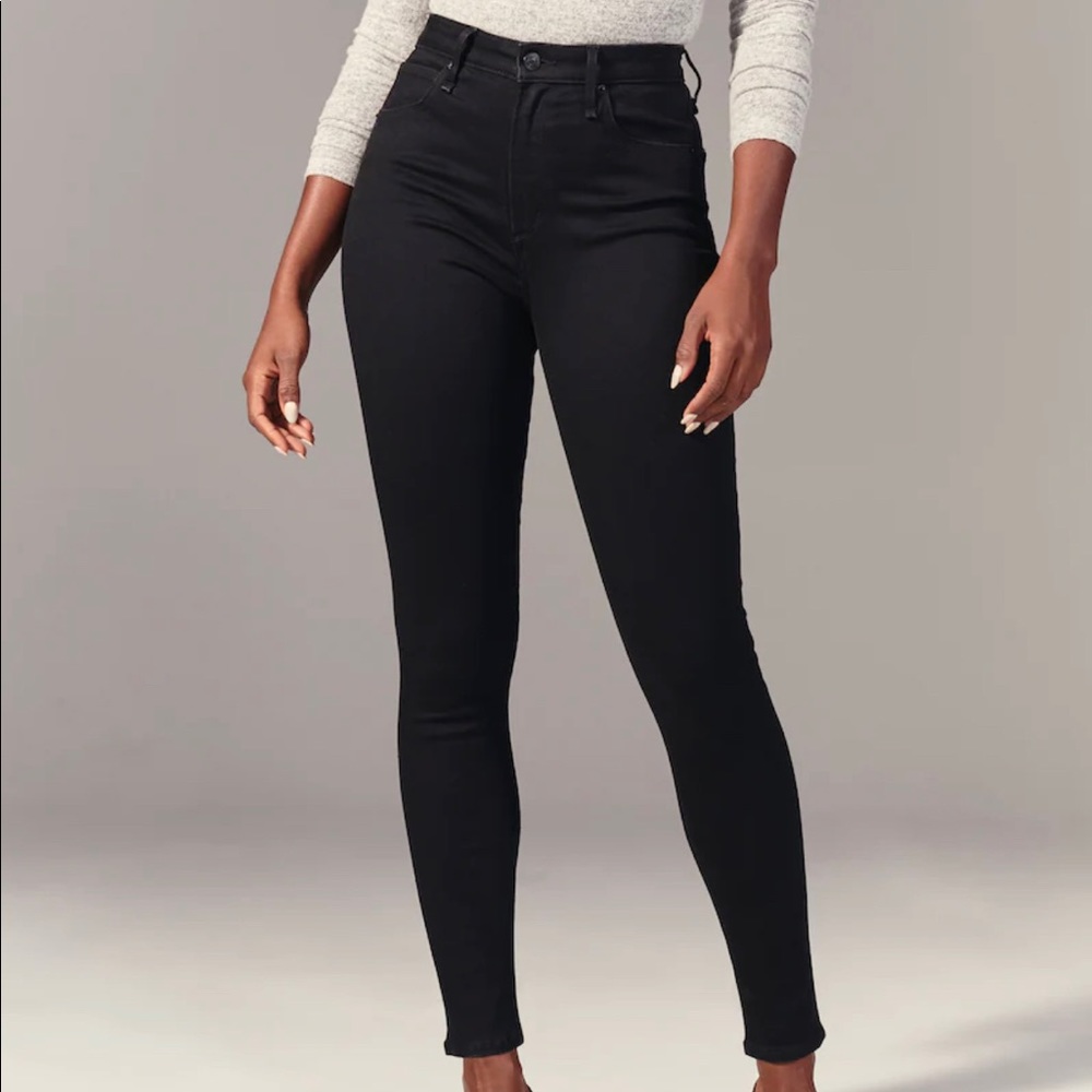 A&F Curve Love High Rise Super Skinny Jeans
